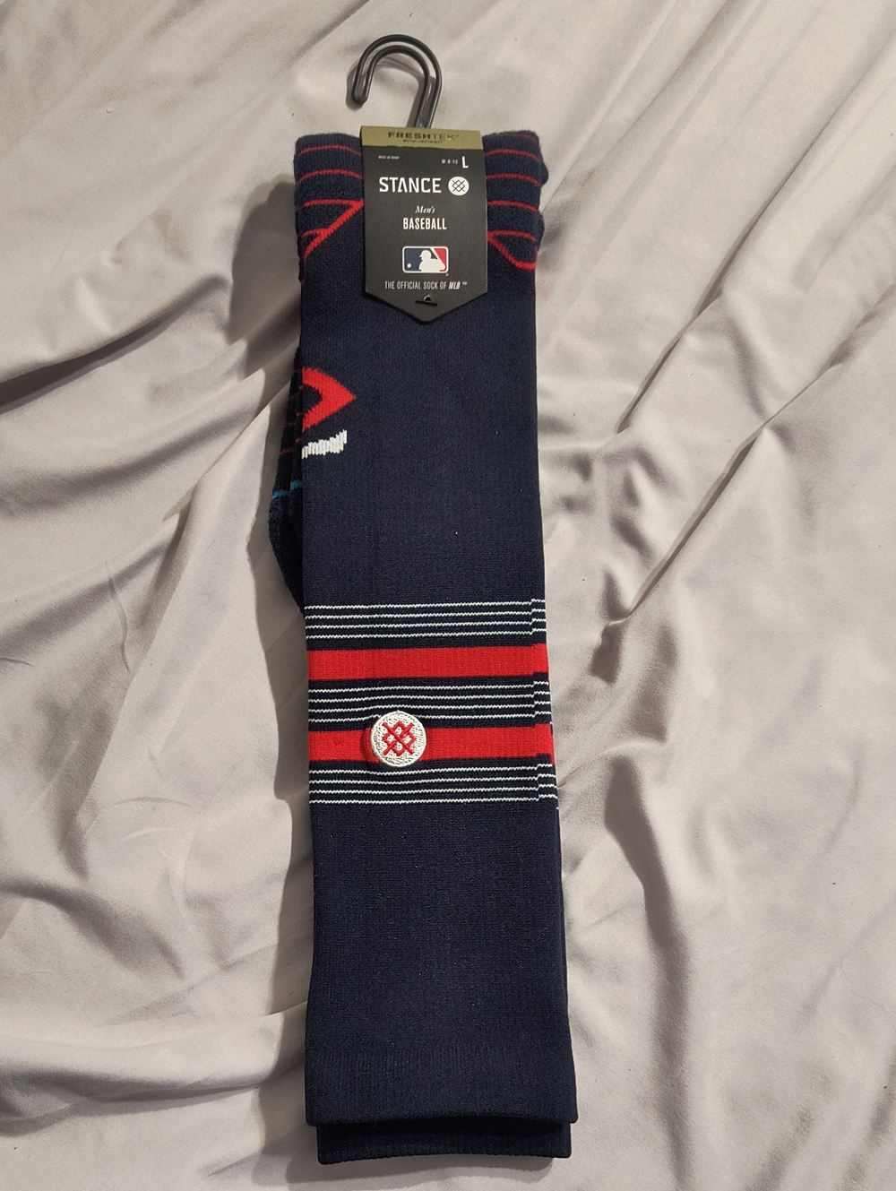 Stance Navy, Red & White Minnesota Twins Athletic Baseball Socks